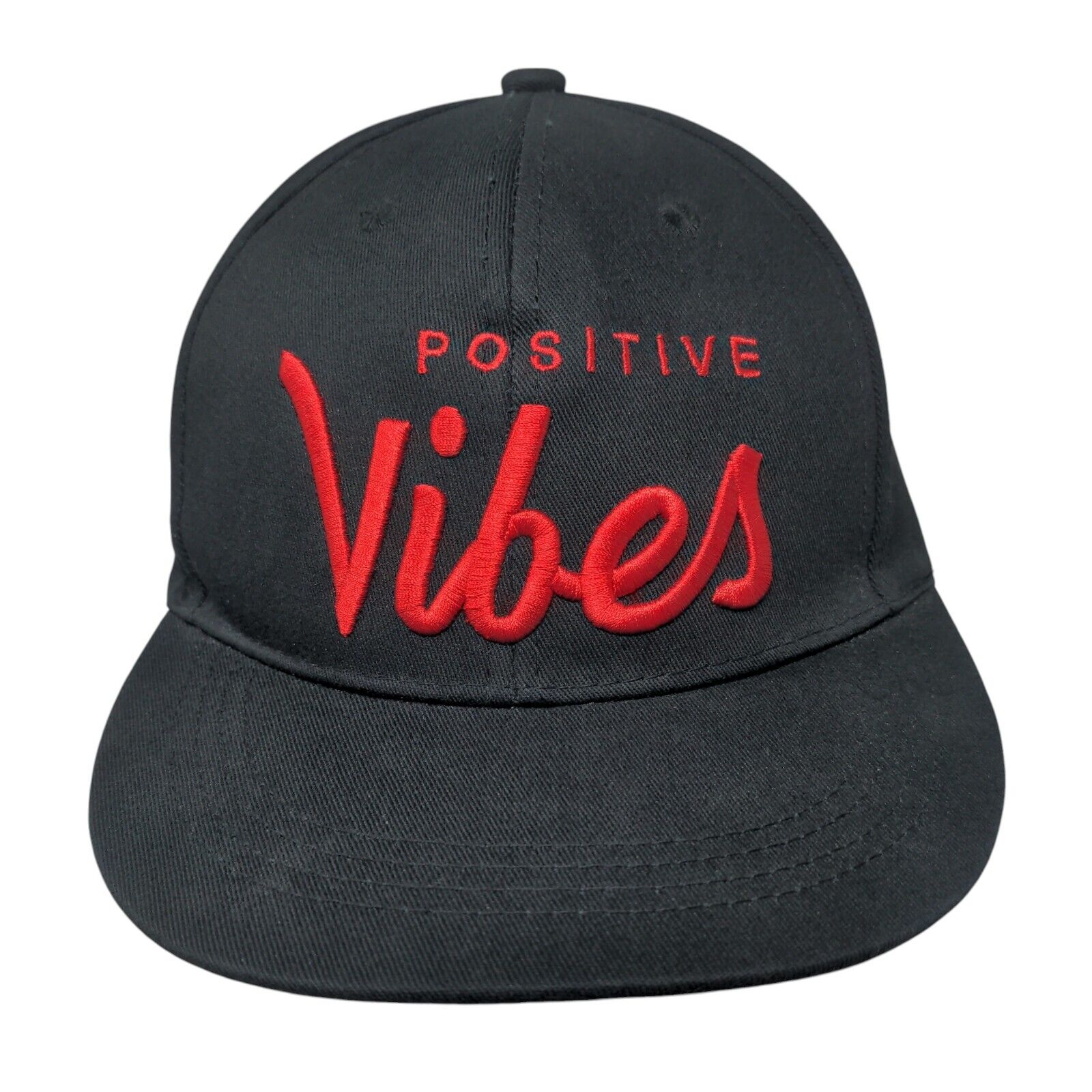 Positive Vibes Script Snapback