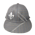 Fleur-de-Lis Grey Cap