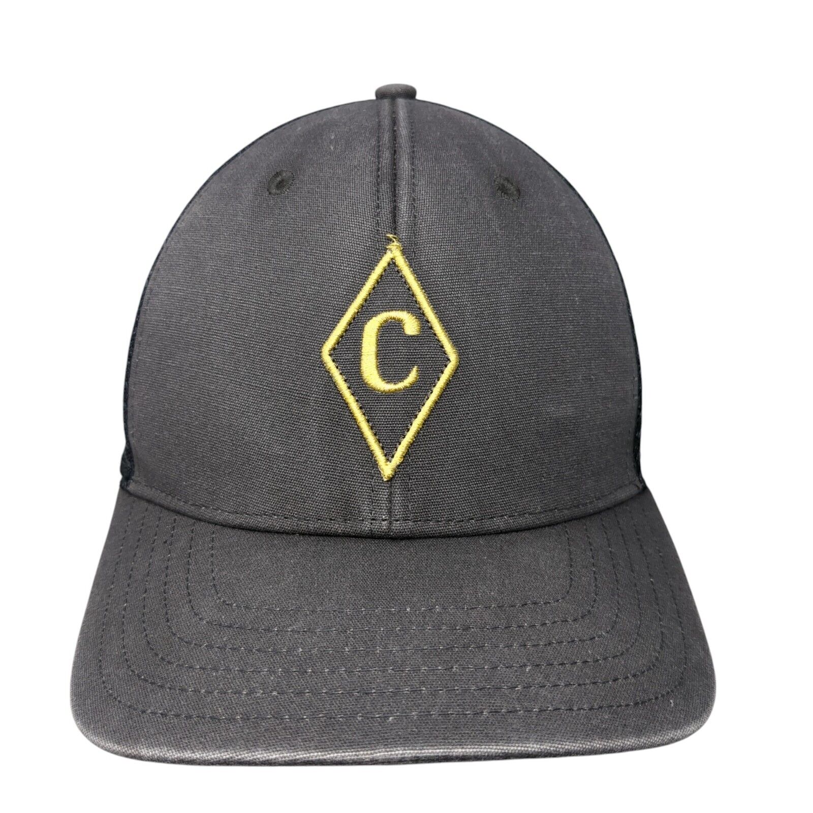 Slate Diamond Monogram Snapback