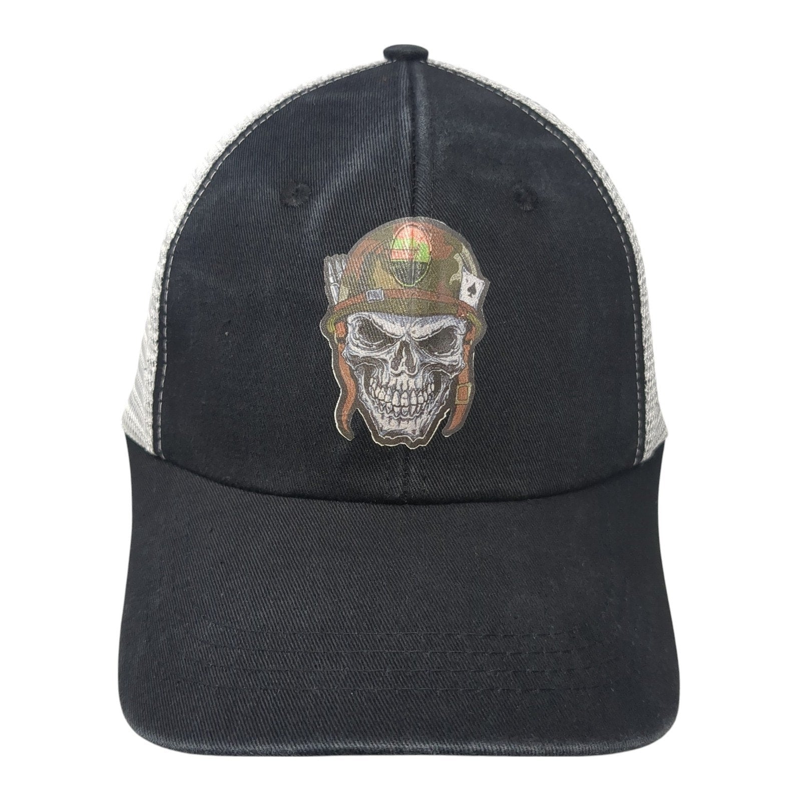 Tactical Skull Mesh Trucker