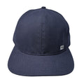 Navy Wool Fitted Cap