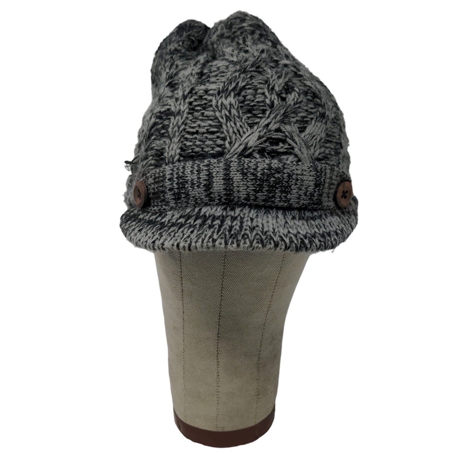 Marled Grey Knit Beanie